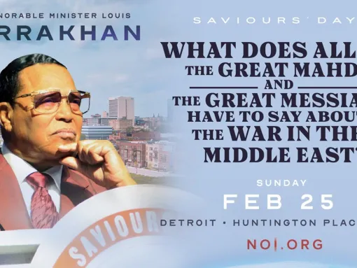 arrakhan Responds to Israel-Hamas War with Antisemitic Conspiracy Theories in Saviours’ Day Speech 