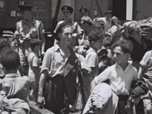 Child survivors of Atlit refugee camp