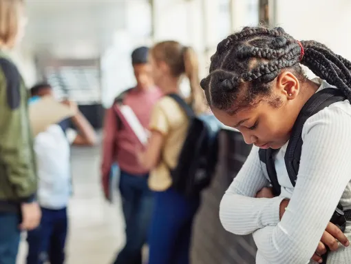 Middle School girl being bullied at school